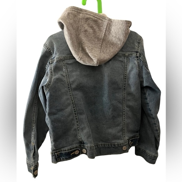Old Navy - Jean Hooded Jacket (Girls) - Picture 2 of 2